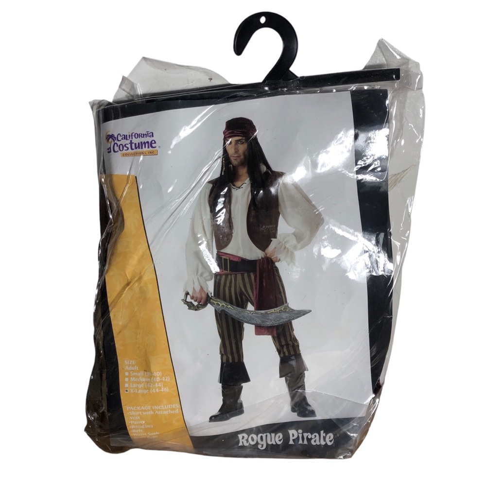 California Costume Rogue Pirate Cosplay Costume Sz XL
